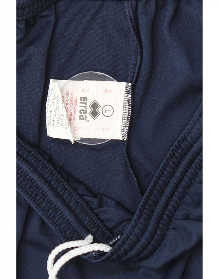 Errea Mens Sport Shorts Large  Navy Blue Polyester