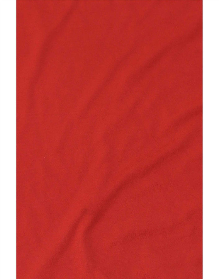 Sergio Tacchini Mens Graphic T-Shirt Top Small Red Colourblock
