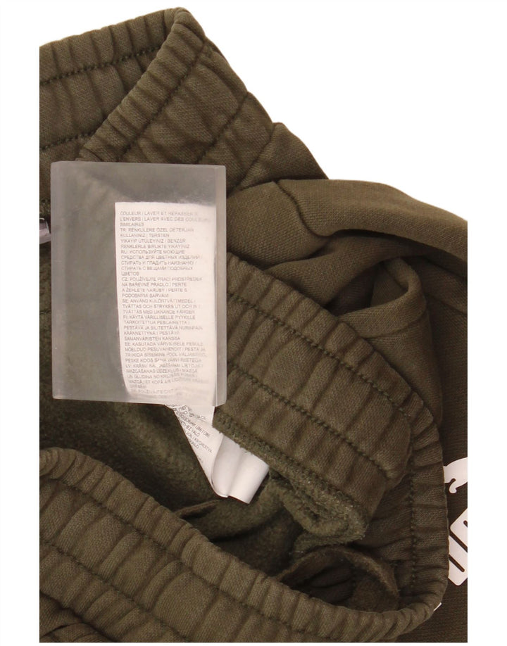 Puma Mens Tracksuit Trousers Joggers Medium Khaki Cotton