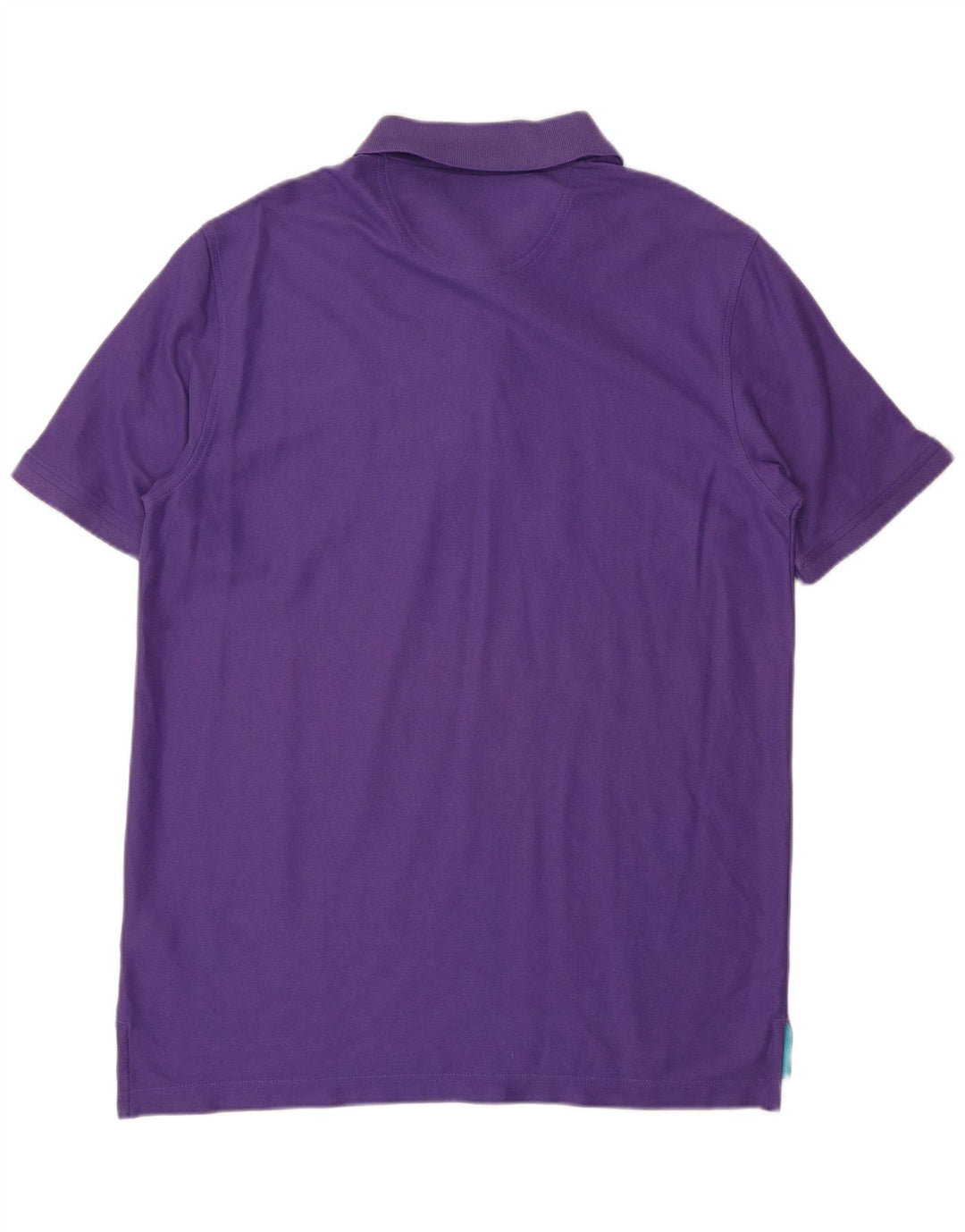 Izod Mens Polo Shirt Large Purple Cotton