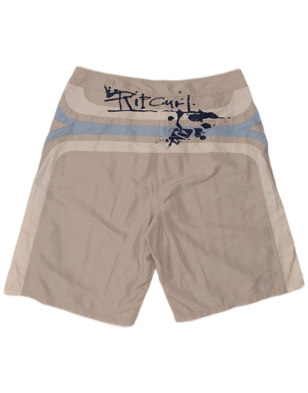 RIP CURL Mens Graphic Swimming Shorts XL Grey Colourblock Polyester