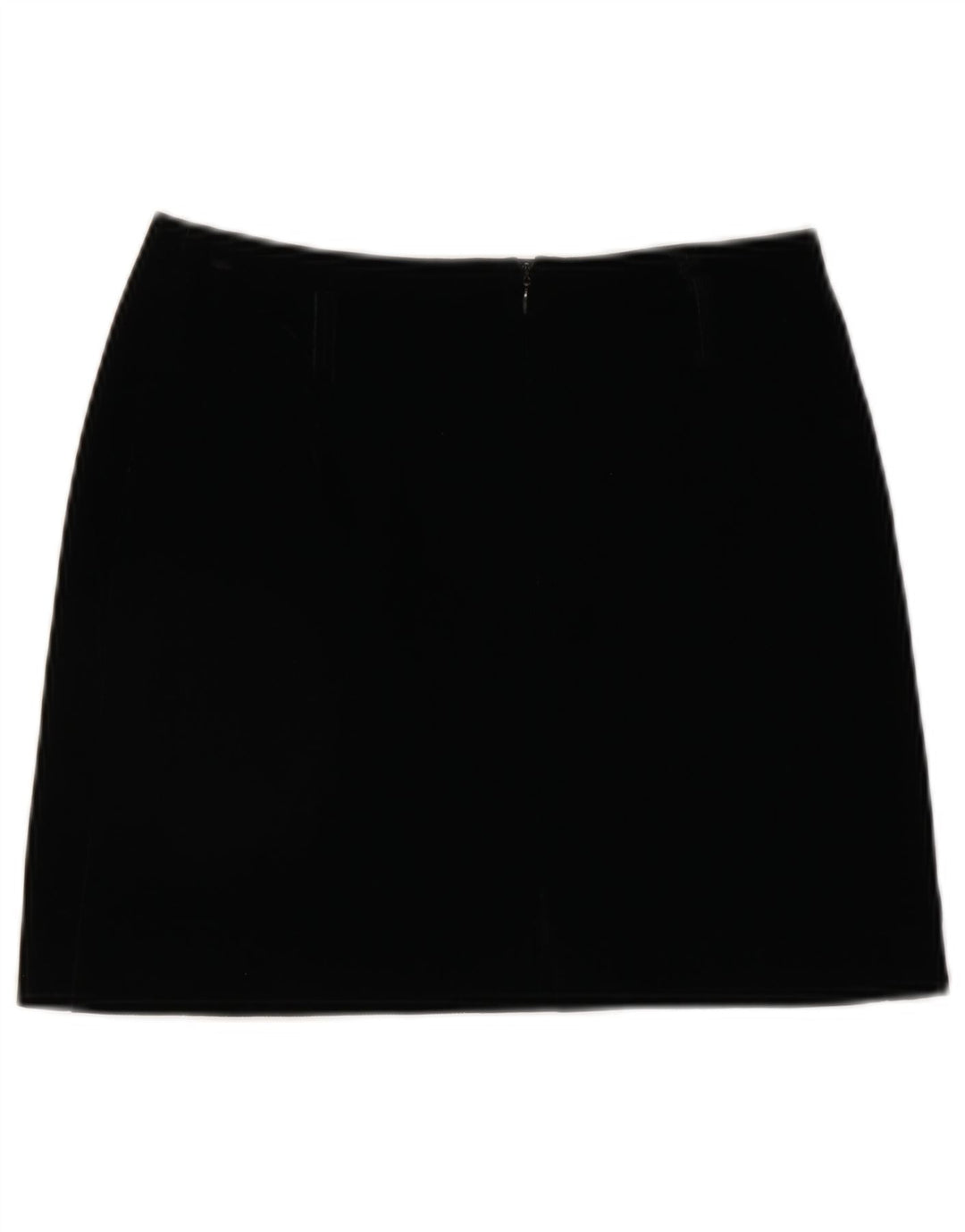 MAX & CO. Womens Corduroy Skirt UK 10 Small W27  Black Acrylic