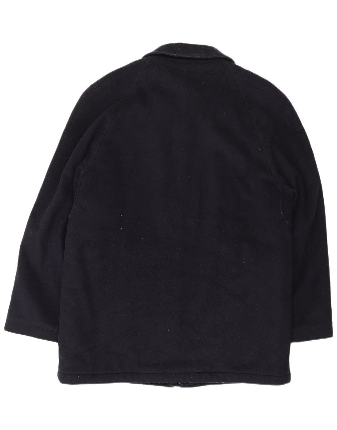 Dolomite Mens Overcoat IT 48 Medium Navy Blue Wool