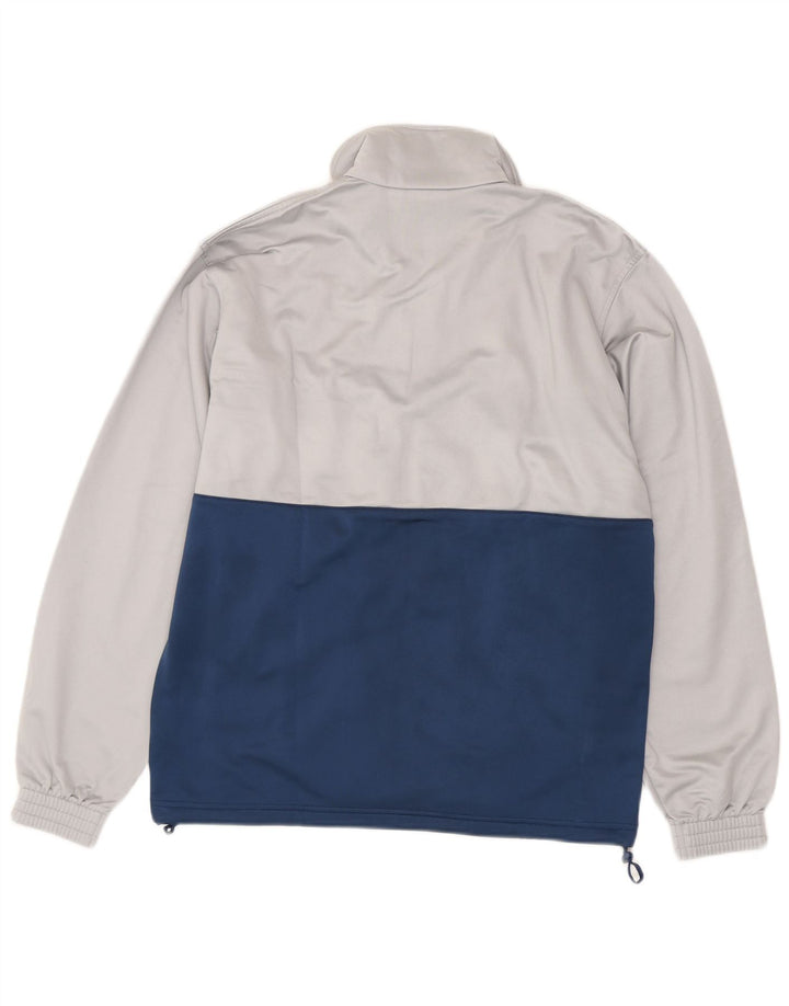 Diadora Mens Tracksuit Top Jacket UK 38 Medium White Colourblock Polyester
