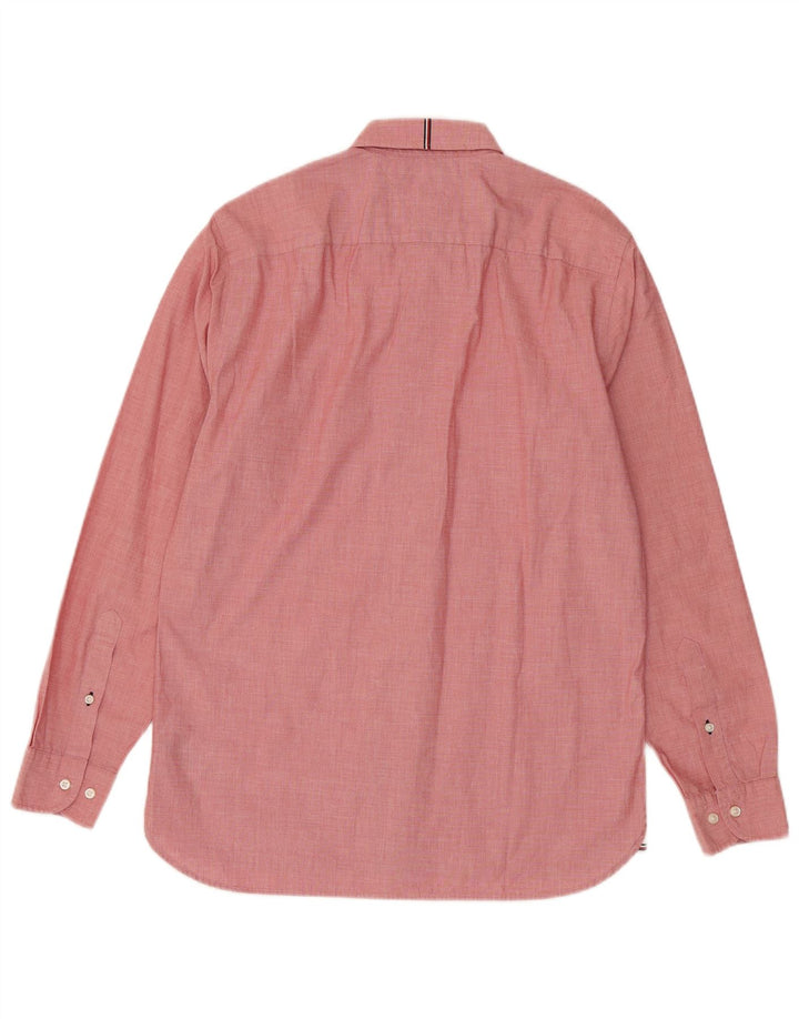 Tommy Hilfiger Mens Regular Fit Shirt Medium Pink Cotton