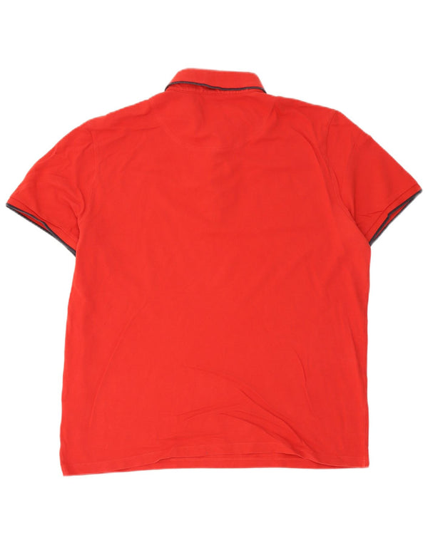 Hugo Boss Mens Regular Fit Polo Shirt Large Red Cotton