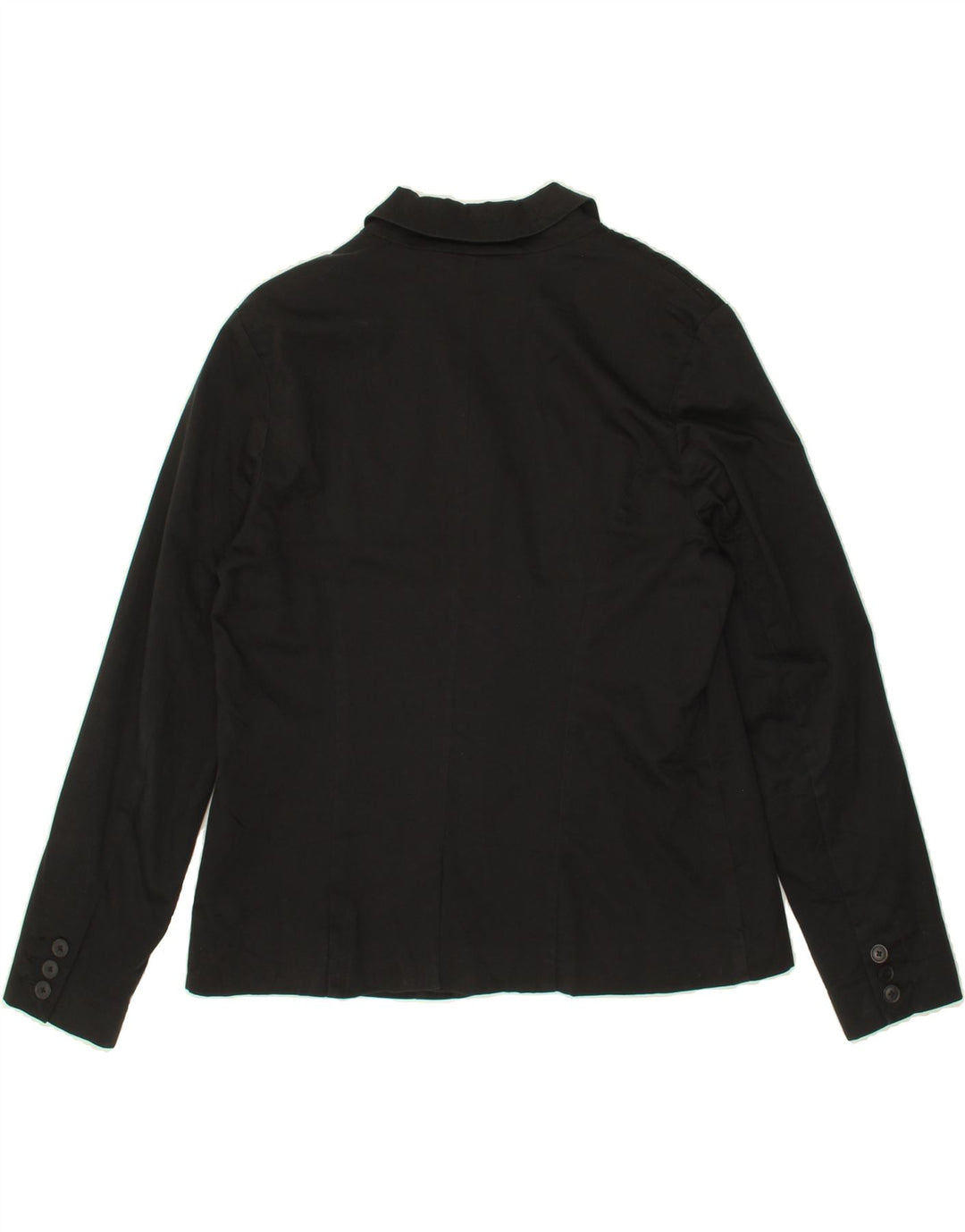 TOMMY HILFIGER Womens 2 Button Blazer Jacket UK 18 XL Black Cotton Vintage Tommy Hilfiger and Second-Hand Tommy Hilfiger from Messina Hembry 