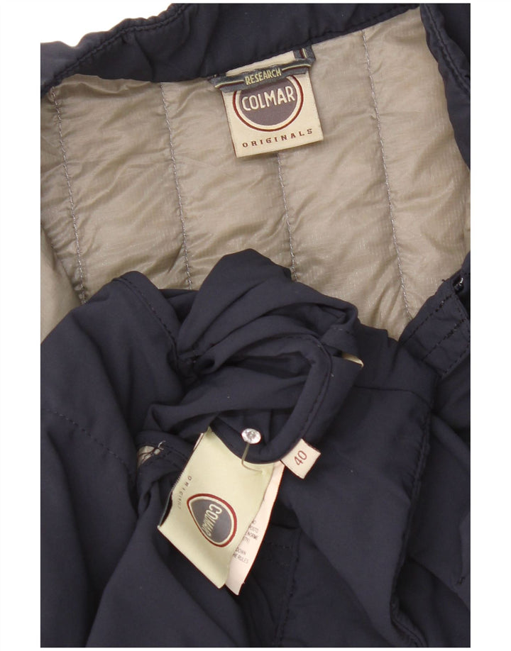 Colmar Womens Bomber Jacket IT 40 Small Navy Blue