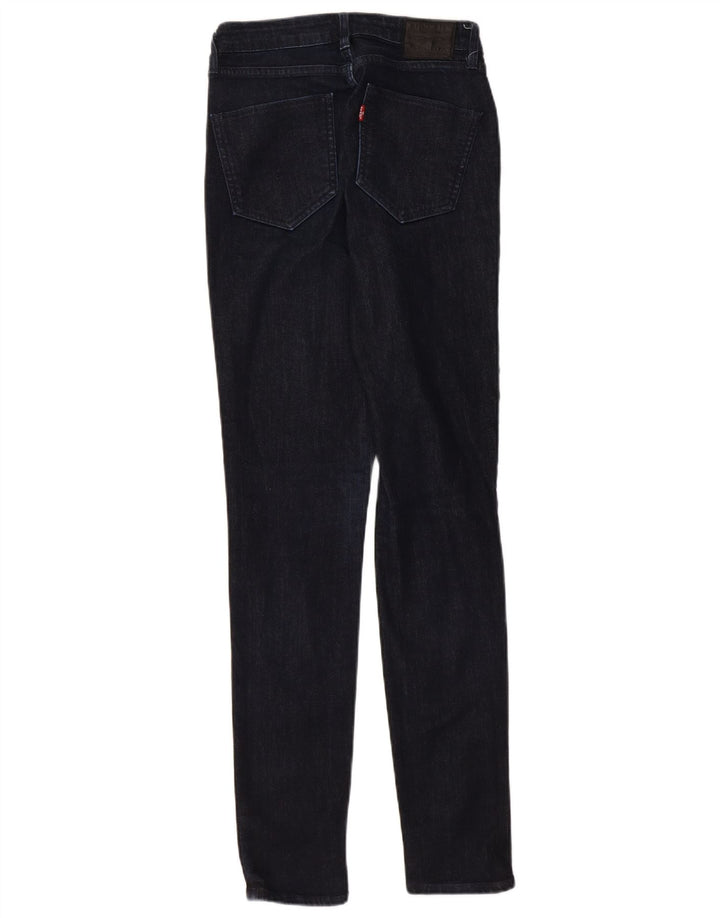 LEVI'S Womens Skinny Jeans W27 L32 Navy Blue Cotton