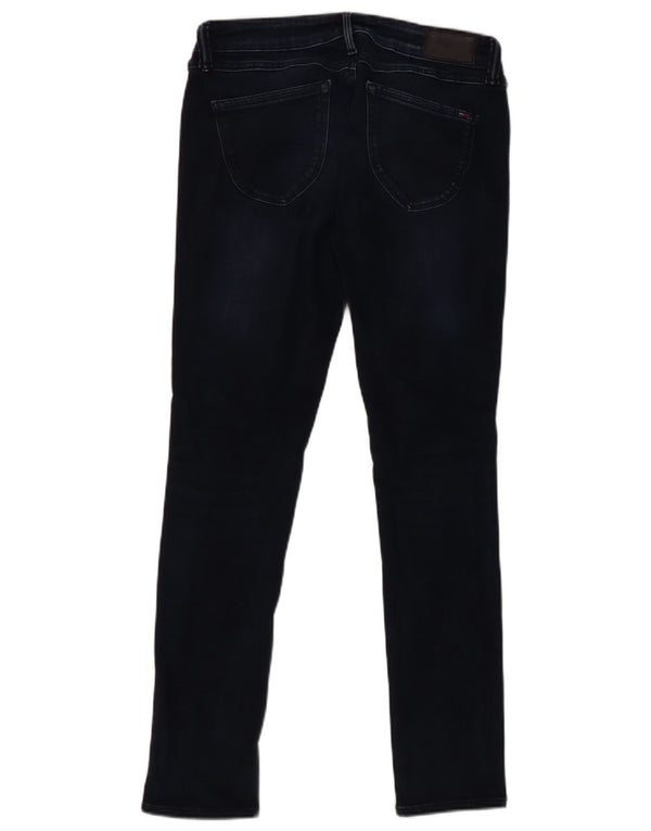 Tommy Hilfiger Womens Low Waist Skinny Jeans W30 L30 Navy Blue Cotton