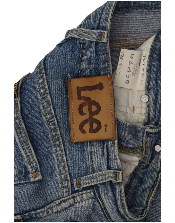 LEE Womens Slim Jeans W30 L31 Blue Cotton