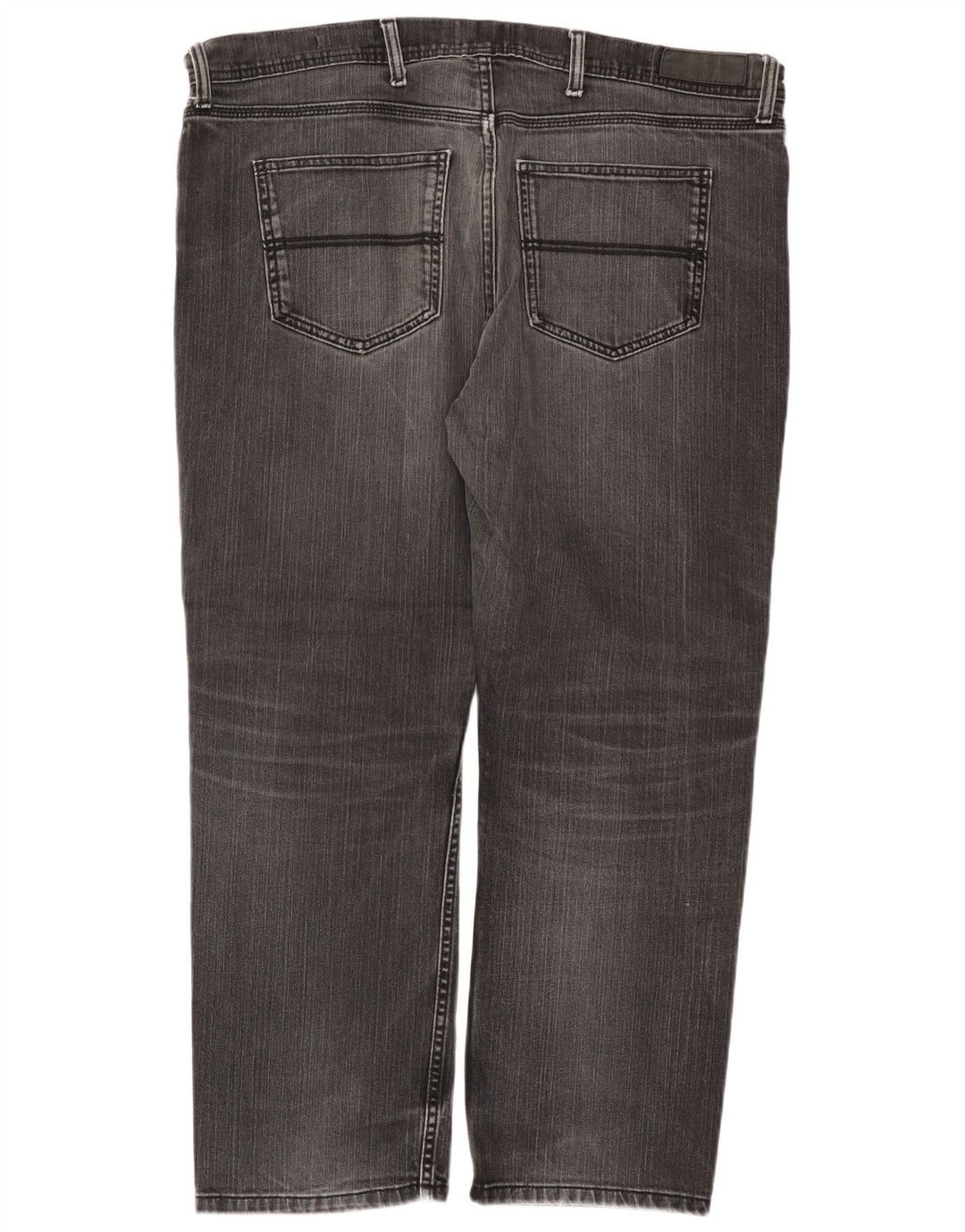 Marks & Spencer Mens Regular Straight Jeans W40 L29 Black Cotton