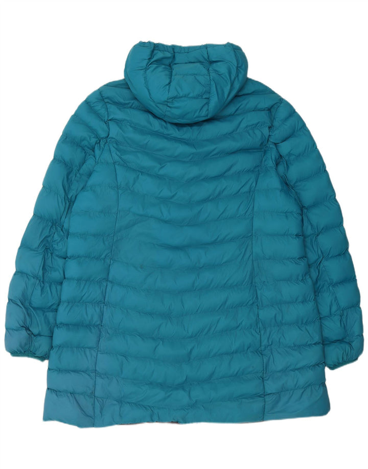 Mountain Warehouse Womens Hooded Padded Coat UK 20 2XL Blue Polyester