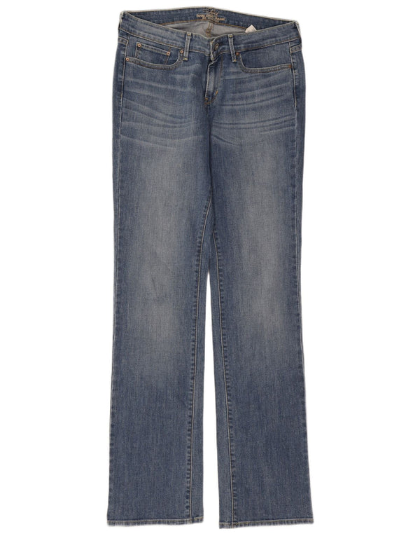 Levi's Womens Slight Curve Classic Fit Straight Jeans W30 L34 Blue Cotton