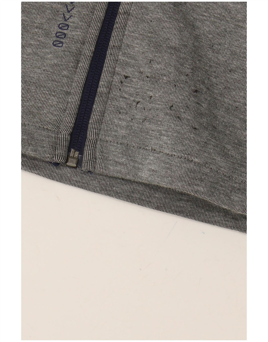 PUMA Boys Graphic Zip Hoodie Sweater 9-10 Years Grey Colourblock Polyester