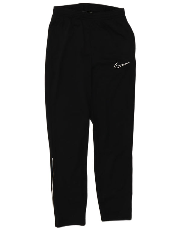 NIKE Boys Dri Fit Tracksuit Trousers 12-13 Years Large  Black Polyester