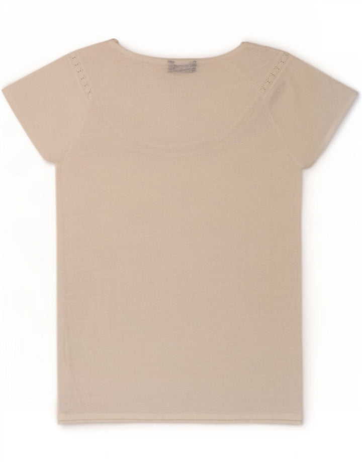 Massimo Dutti Womens Blouse Top UK 12 Medium White