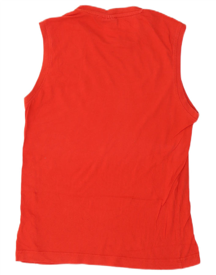 Puma Mens Graphic Vest Top Medium Red Cotton