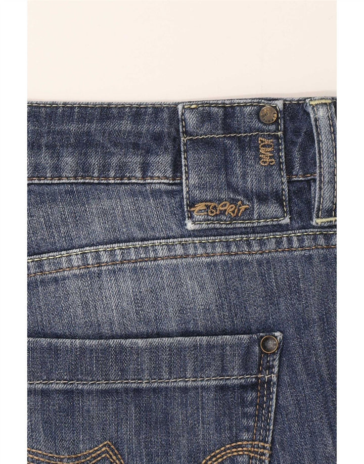 Esprit Womens Low Waist Bootcut Jeans UK 12 Medium W32 L34 Blue