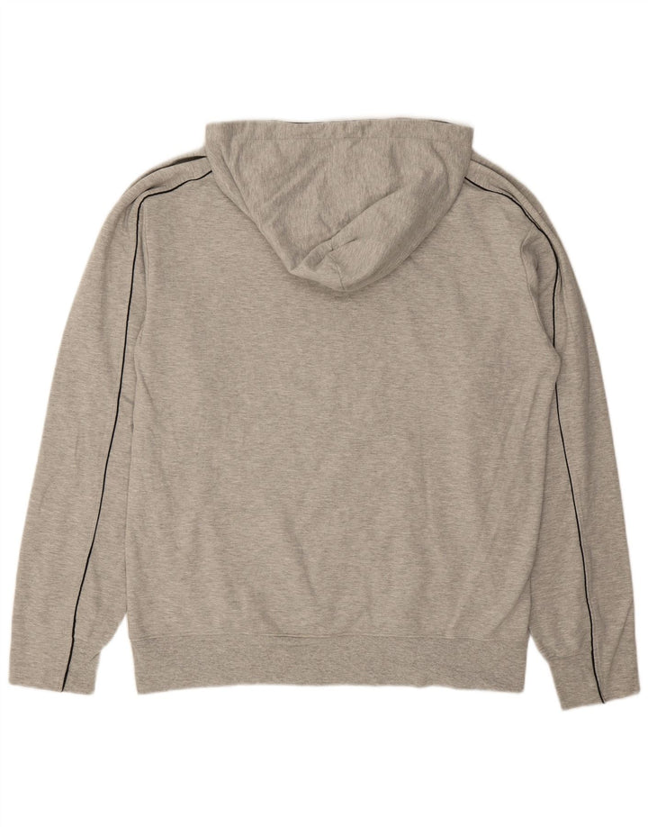 ASICS Mens Graphic Hoodie Jumper XL Grey