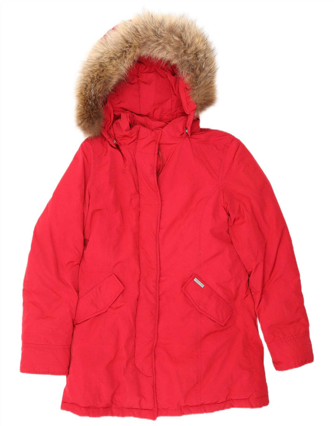 Woolrich Girls Hooded Windbreaker Coat 13-14 Years Red