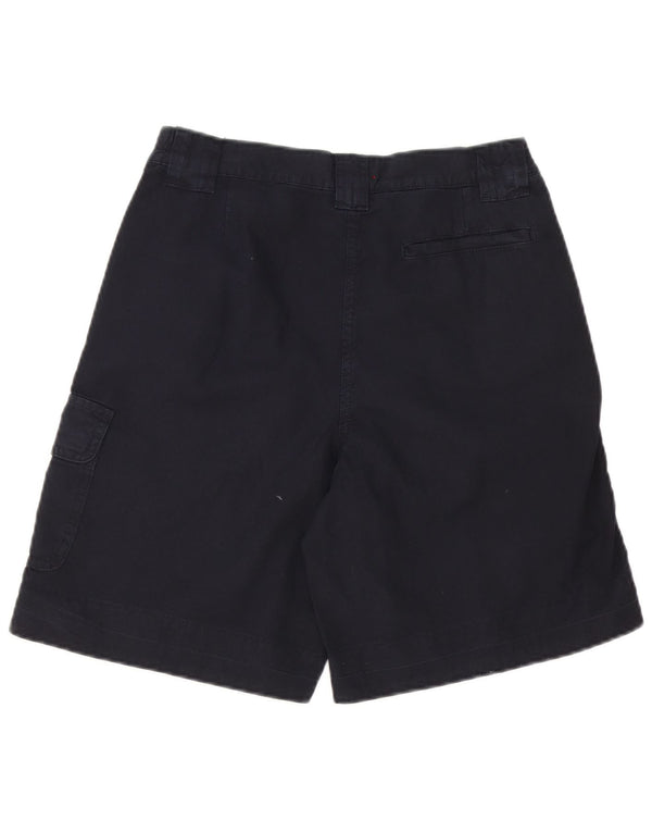 Murphy & Nye Mens Cargo Shorts W30 Medium Navy Blue Cotton