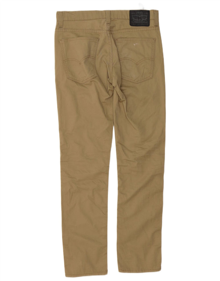 Levi's Mens 511 Slim Casual Trousers W32 L32 Beige Cotton