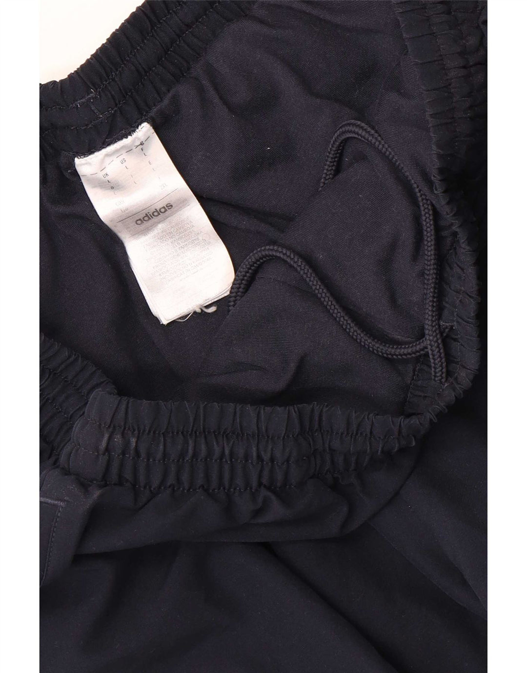 Adidas Mens Tracksuit Trousers Joggers Large Navy Blue Polyester