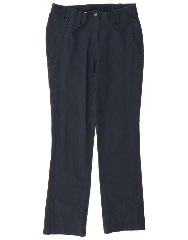 Rohan Womens Slim Casual Trousers UK 10 Small W32 L30 Navy Blue Polyamide