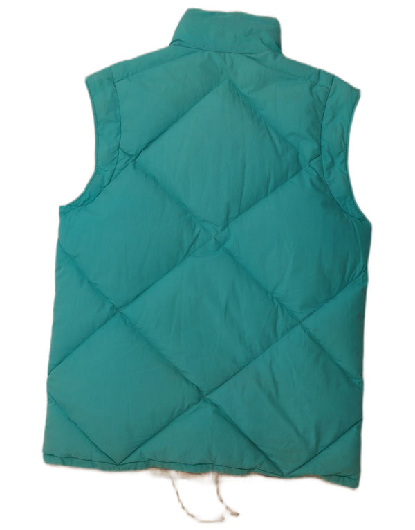 DOLOMITE Mens Reversible Quilted Gilet UK 40 Large Blue Cotton