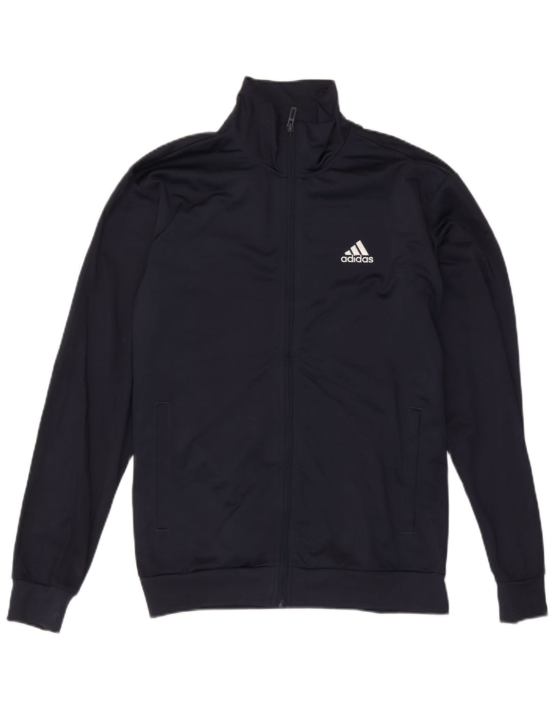 Nike Mens Tracksuit Top Jacket Medium Navy Blue Polyester