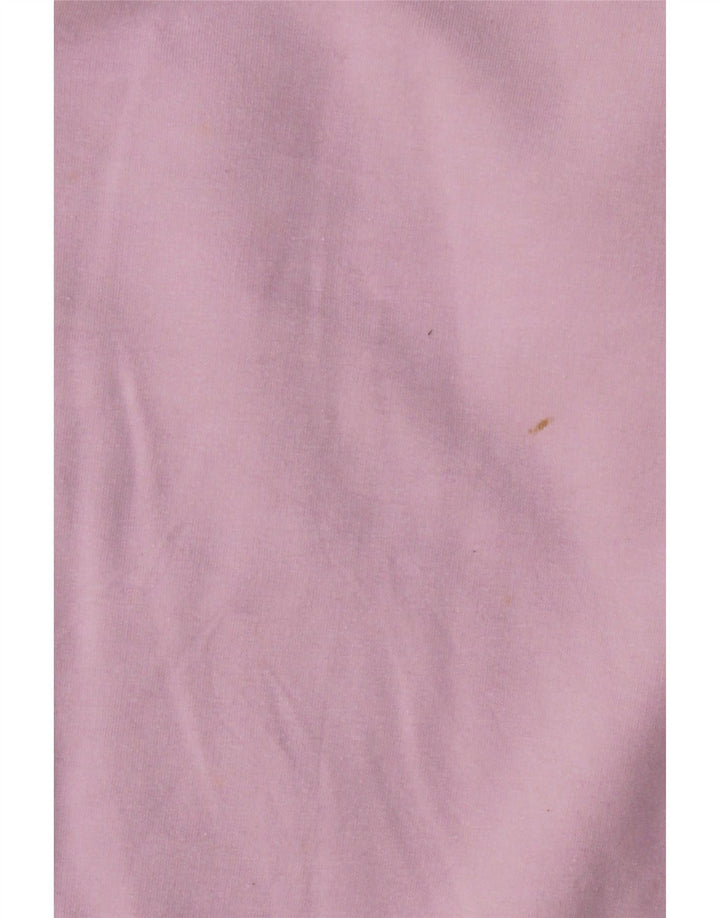 FILA Womens Oversized Sweatshirt Jumper UK 10 Small Purple Cotton