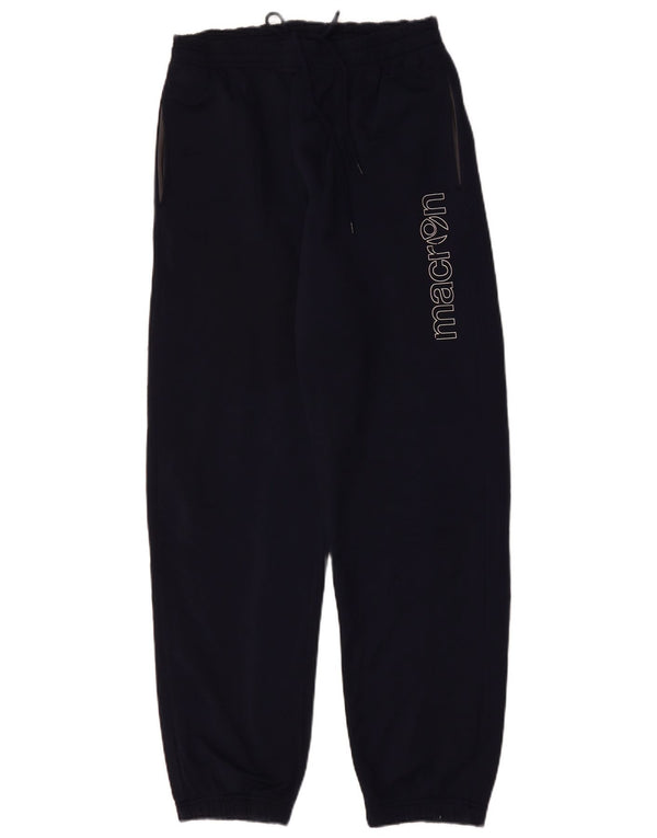 MACRON Mens Graphic Tracksuit Trousers Joggers Medium  Navy Blue