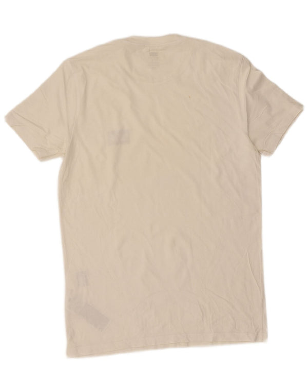 Levi's Mens Slim T-Shirt Top Medium White Cotton