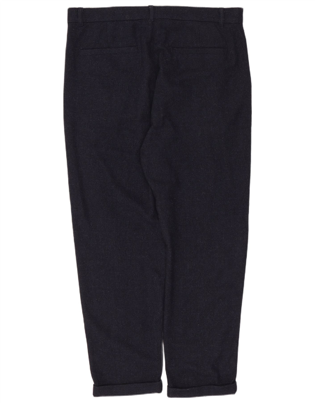 JACK WILLS Mens Pegged Chino Trousers W36 L27  Navy Blue Wool