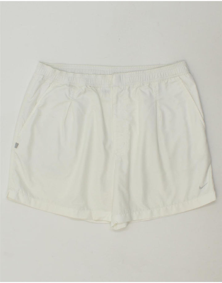 NIKE Mens Sport Shorts XL White Vintage Nike and Second-Hand Nike from Messina Hembry 