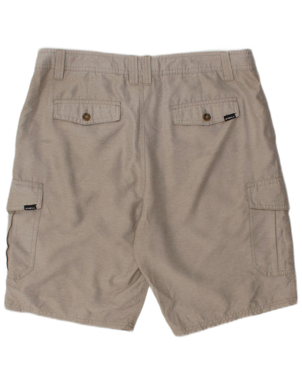 O'Neill Mens Cargo Shorts W36 Large  Beige Polyester