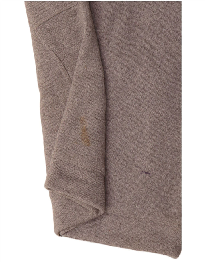 BILLABONG Mens Sleeveless Zip Hoodie Sweater Small Grey Polyester