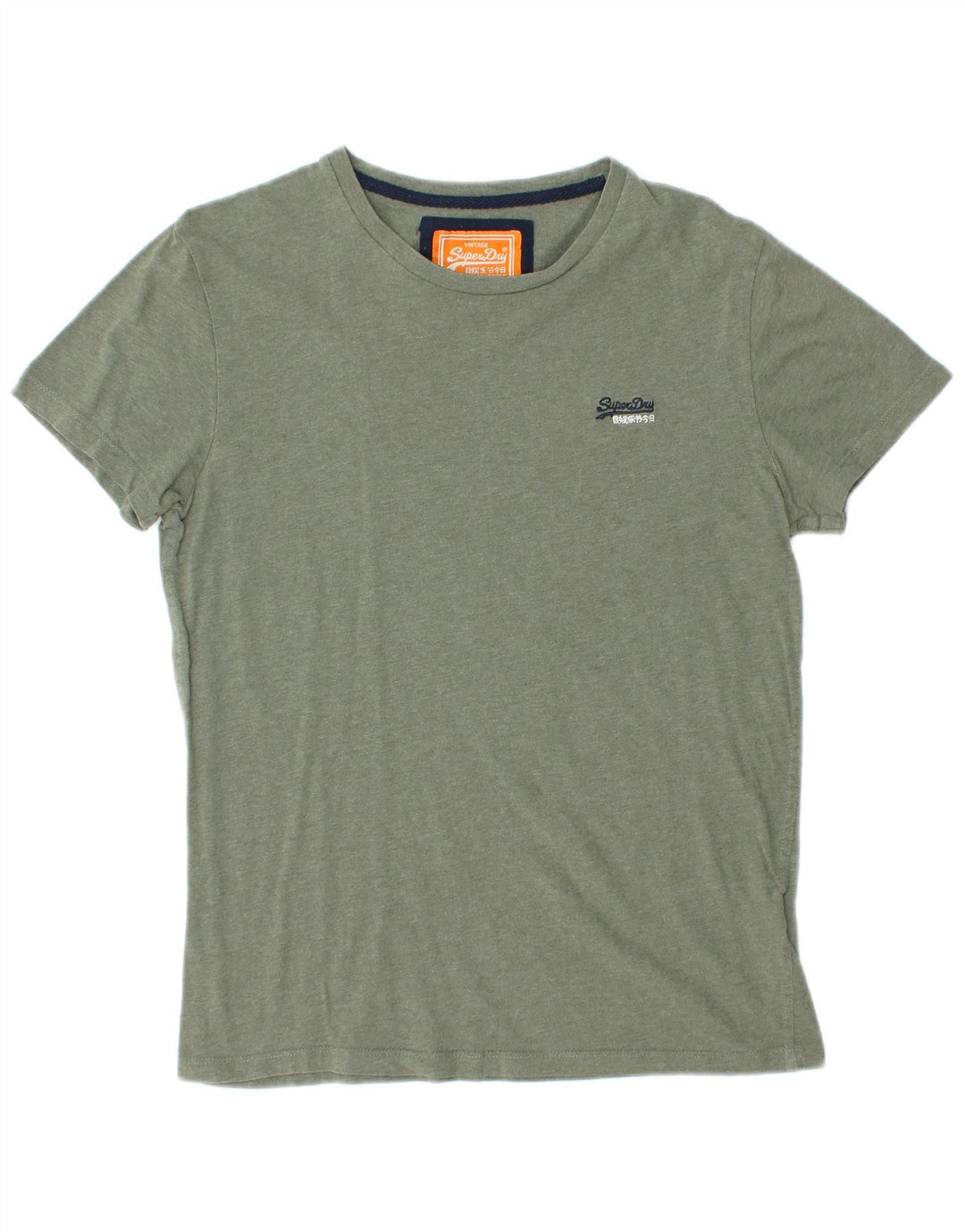 Superdry Mens T-Shirt Top Small Green Cotton
