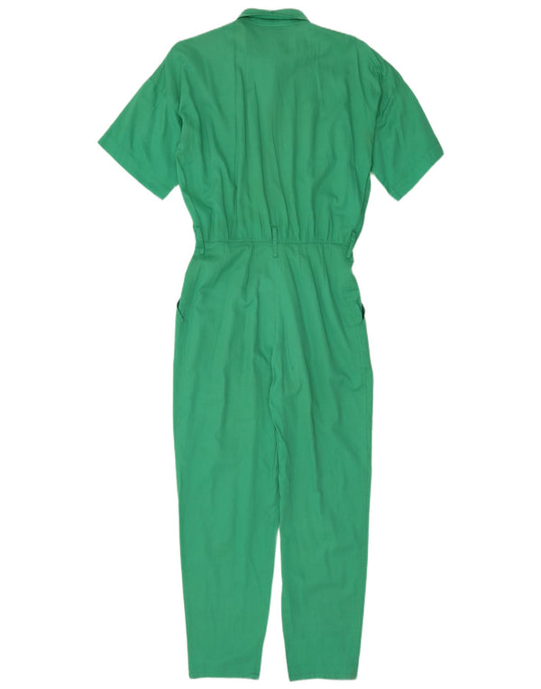 De Pletrl Womens Short Sleeve Jumpsuit IT 44 Medium Green