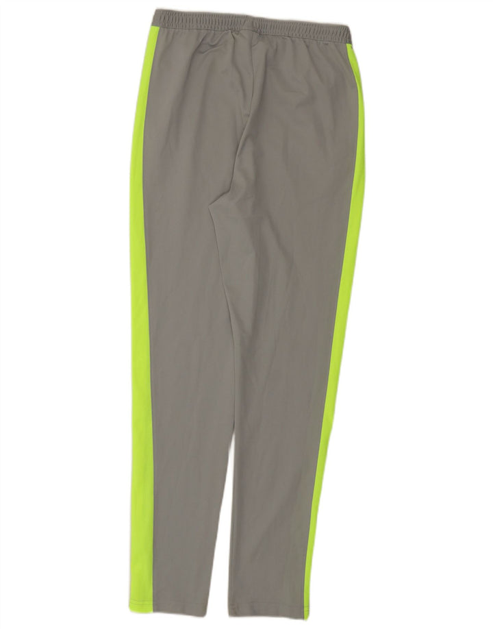 NIKE Mens Dri Fit Slim Fit Tracksuit Trousers Small  Grey Colourblock