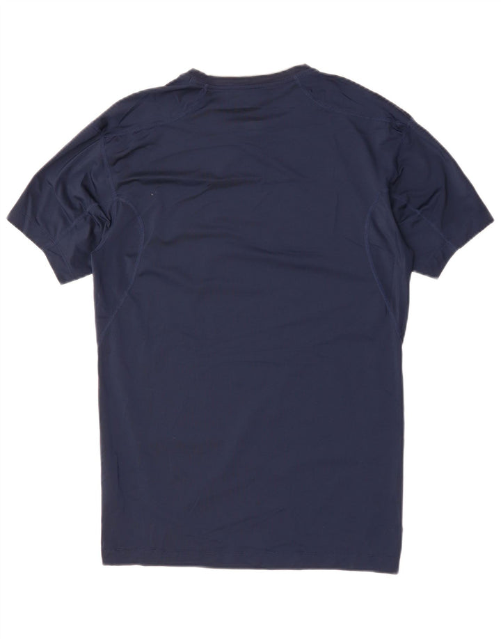 Nike Boys T-Shirt Top 14-15 Years 2XL Navy Blue Polyester