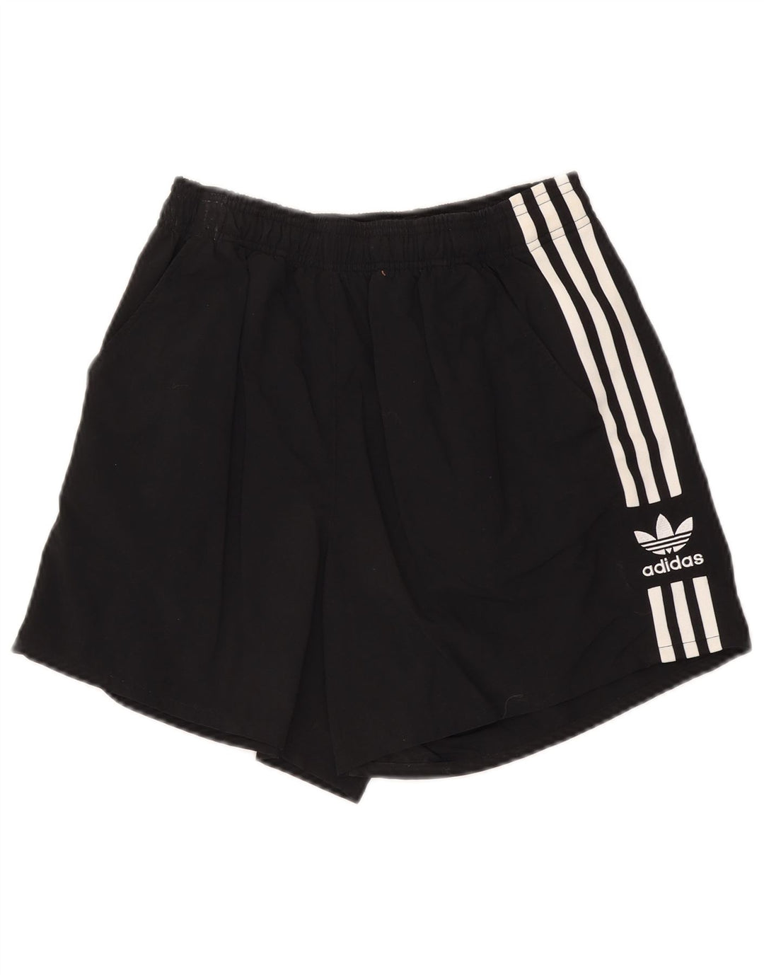 ADIDAS Womens Sport Shorts UK 12 Medium Black Polyester