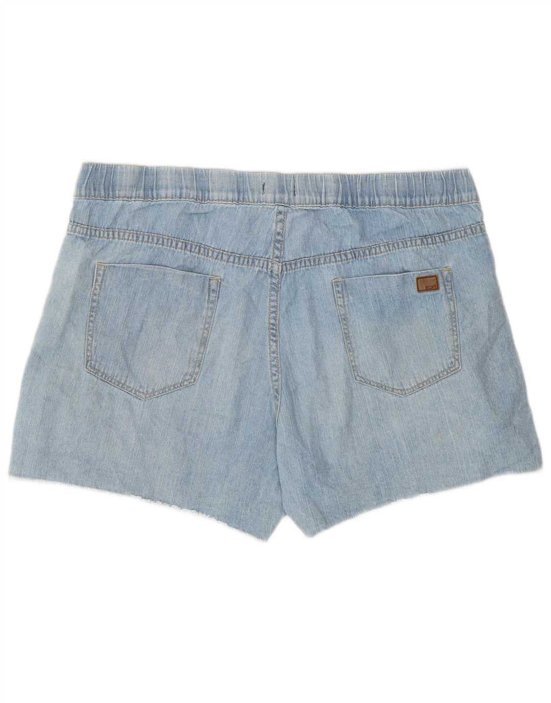 Roxy Womens Denim Shorts Large W34  Blue Cotton