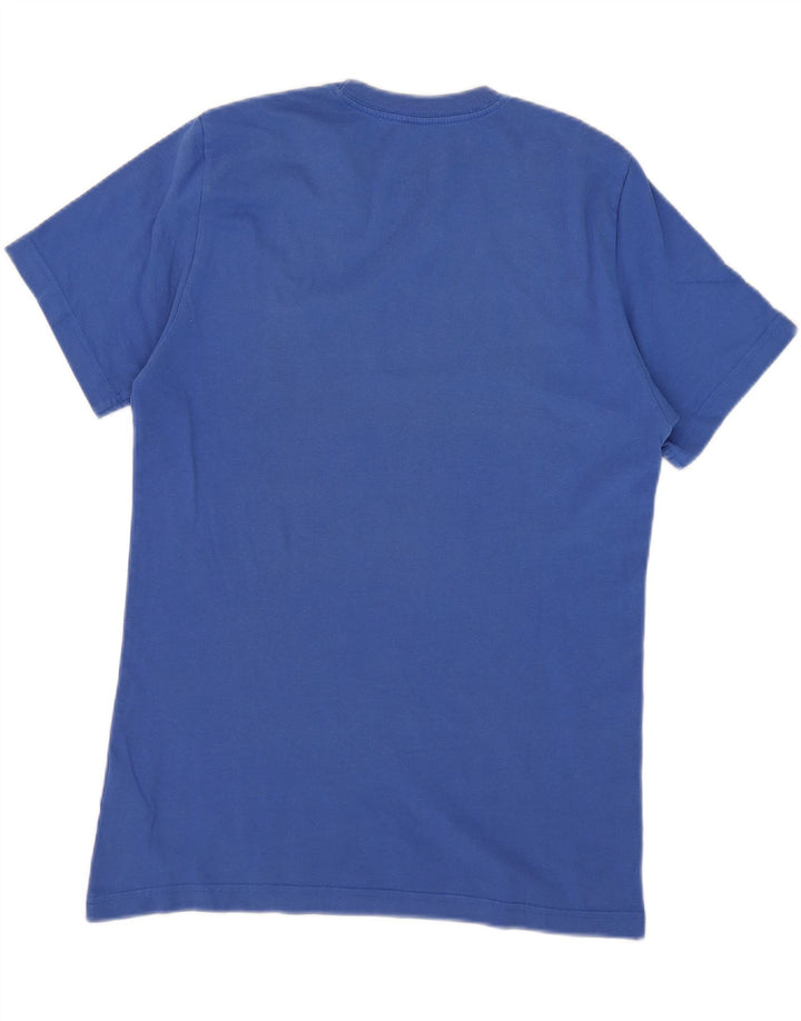 Nike Womens Standard Fit T-Shirt Top Medium Blue Cotton