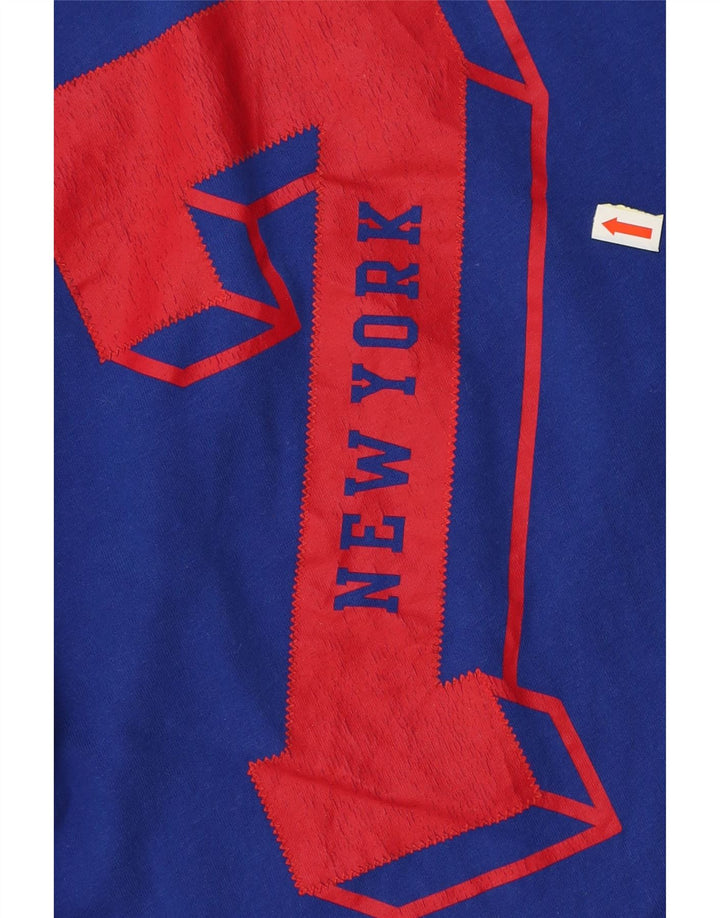 SUPERDRY Mens Graphic T-Shirt Top Large Blue