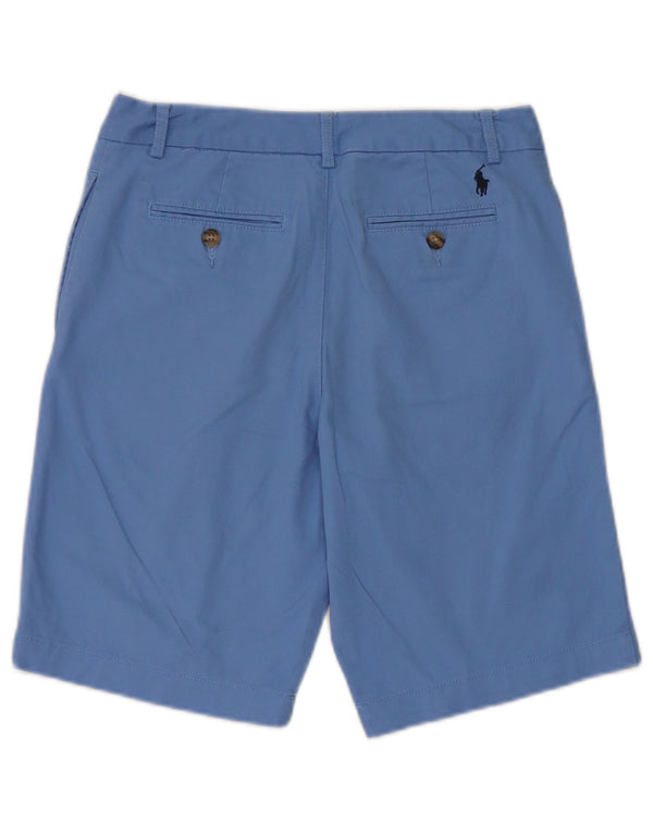 Polo Ralph Lauren Boys Chino Shorts 13-14 Years W26 Blue Cotton