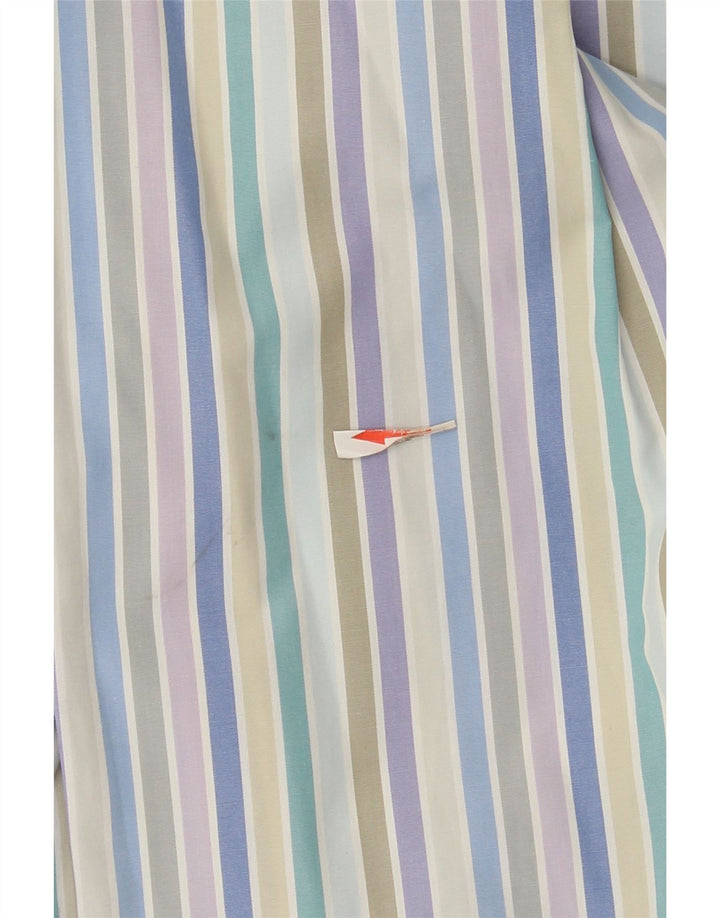 Gant Mens Dress Fit Shirt Medium Multicoloured Striped Cotton