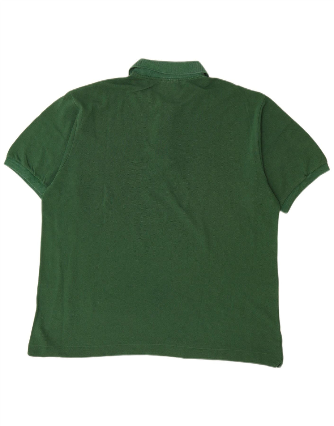 LACOSTE Mens Polo Shirt Size 6 XL Green Cotton