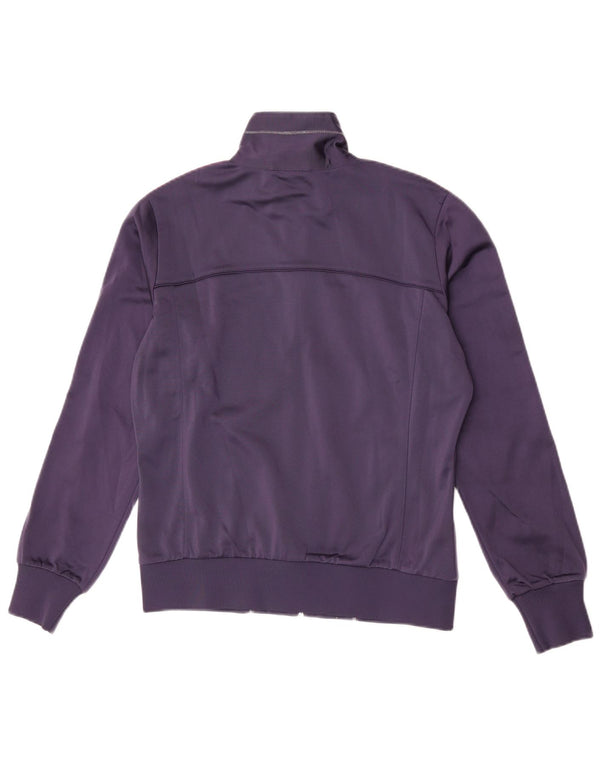 Champion Womens Heritage Fit Tracksuit Top Jacket UK 14 Medium Purple